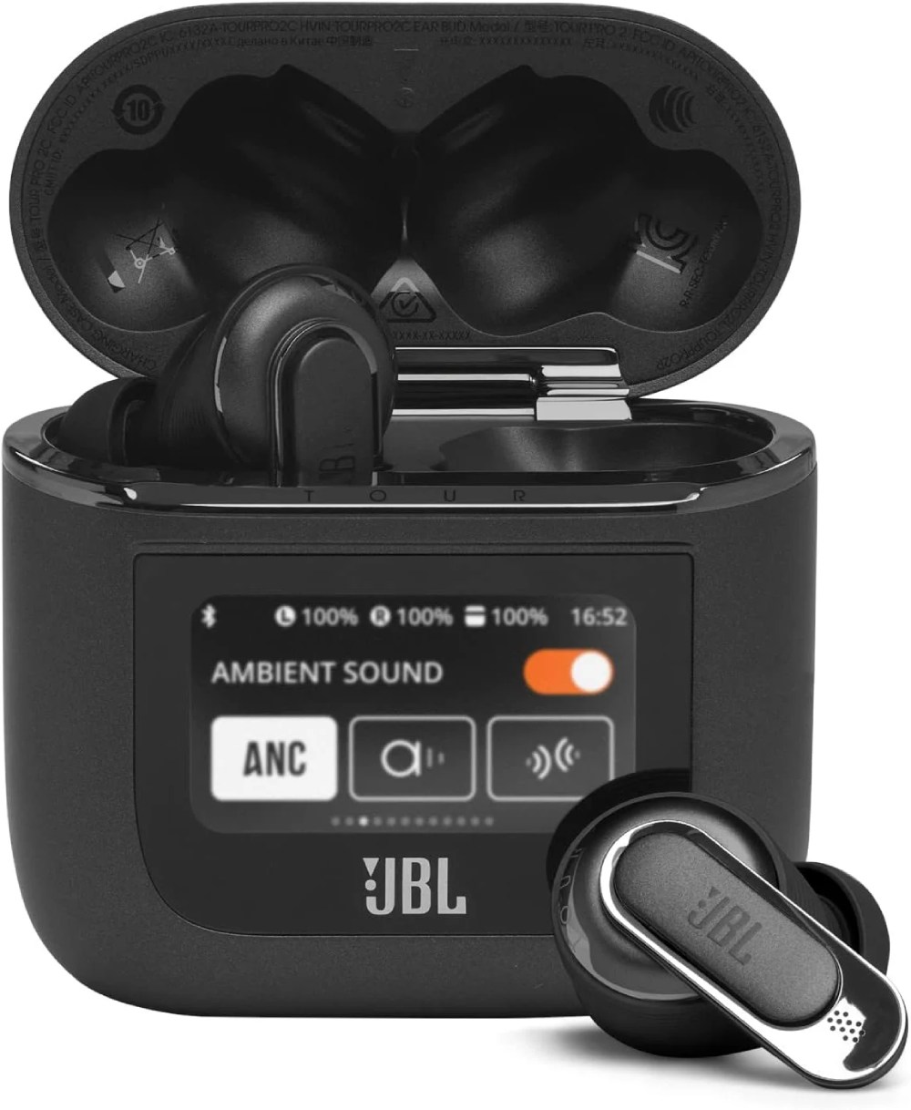 AUDIFONO BLUETOOTH JBL TOUR PRO 2 40HRS NC TWS NEGRO - 1