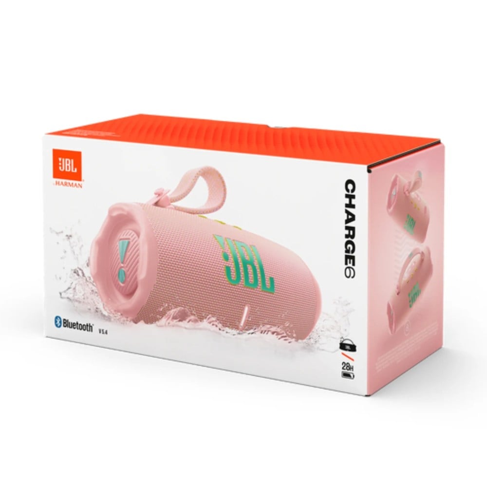 PARLANTE BLUETOOTH JBL CHARGE 6 28 HORAS - ROSADO - 3