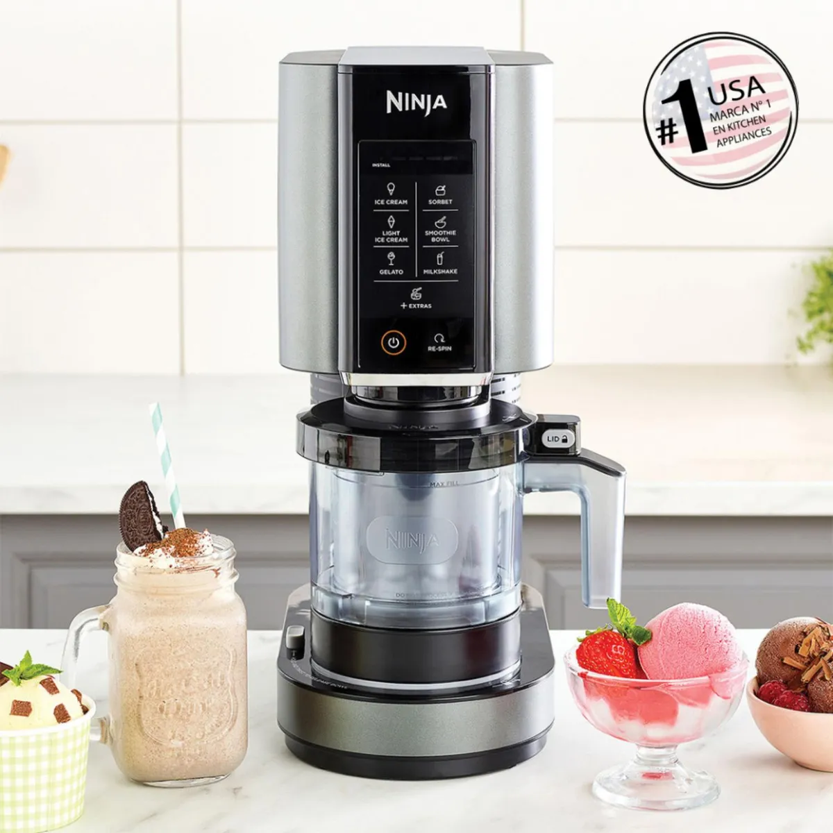 MÁQUINA PARA HACER HELADOS CREAMI NINJA - 1