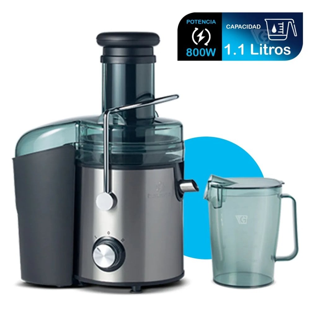 EXTRACTOR DE JUGO 1.1 LITROS INDURAMA EI-CR ACERO - 1