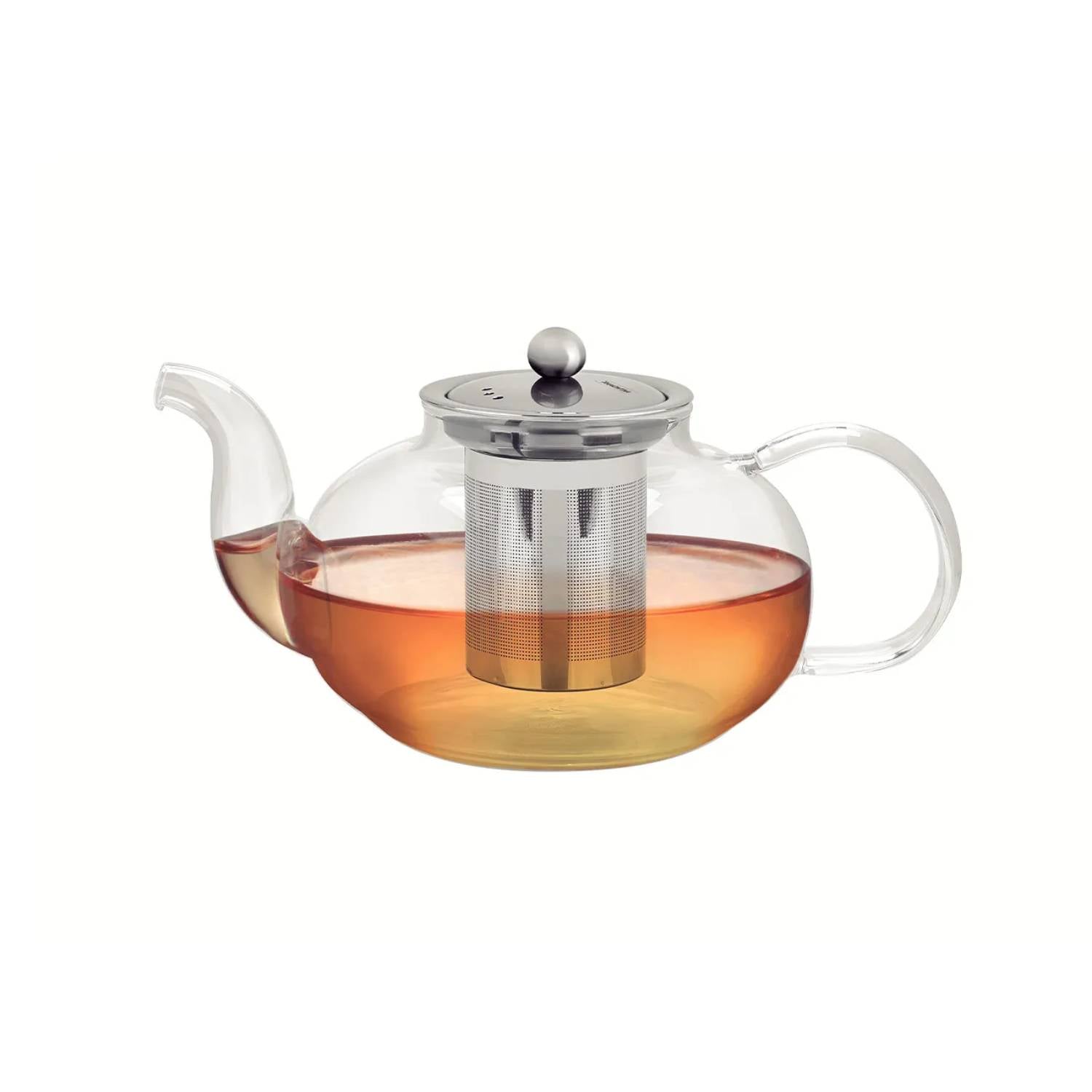 TETERA PARA TE DE VIDRIO Y ACERO INOXIDABLE CON INFUSOR DE 1L TRAMONTINA - 1