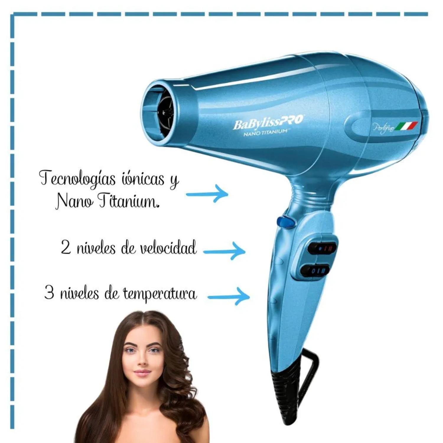 SECADORA PROFESIONAL BABYLISSPRO PORTOFINO AZUL BNTB6610NPED - 2