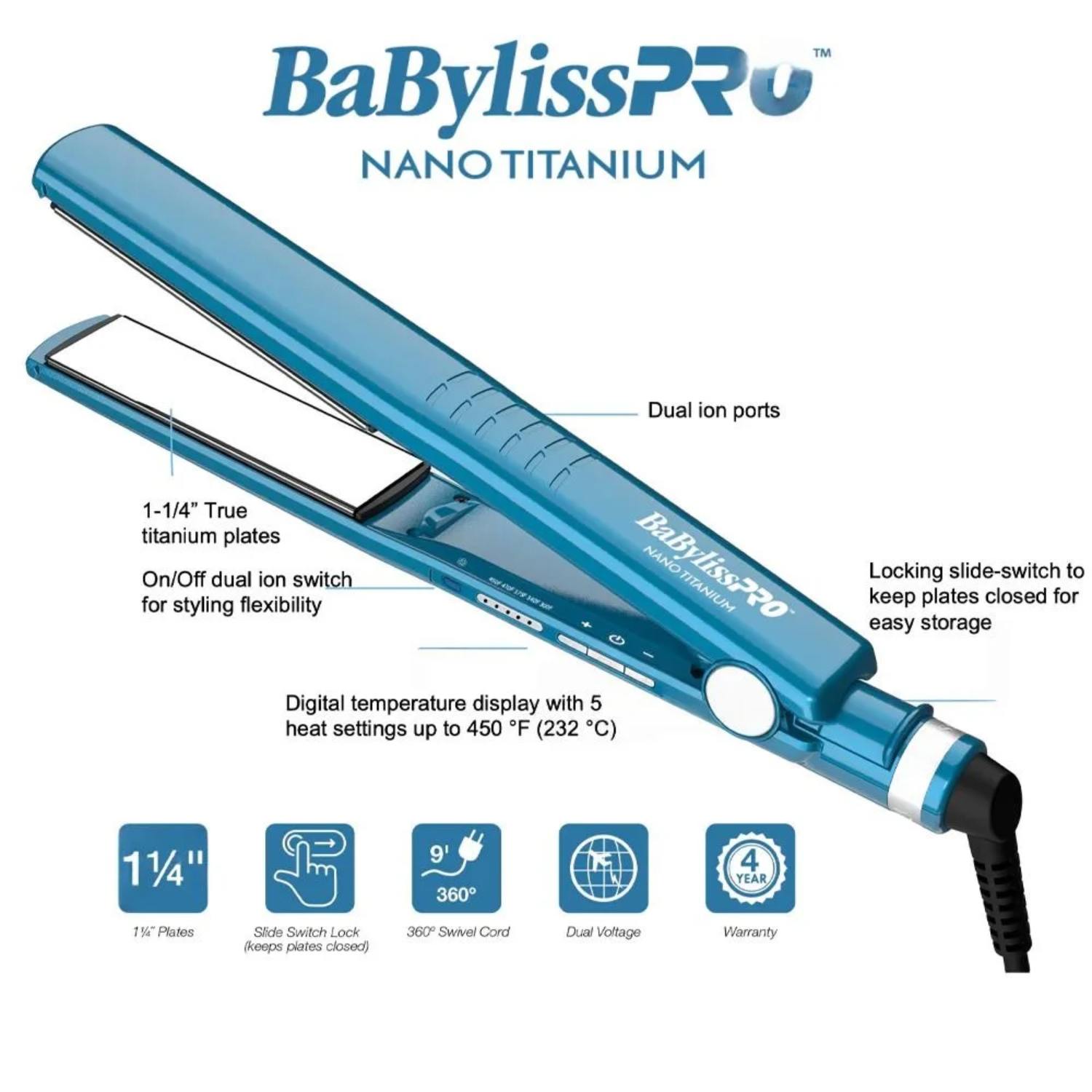 PLANCHA ALISADORA BABYLISS PRO DUAL IONIC 32MM - 2