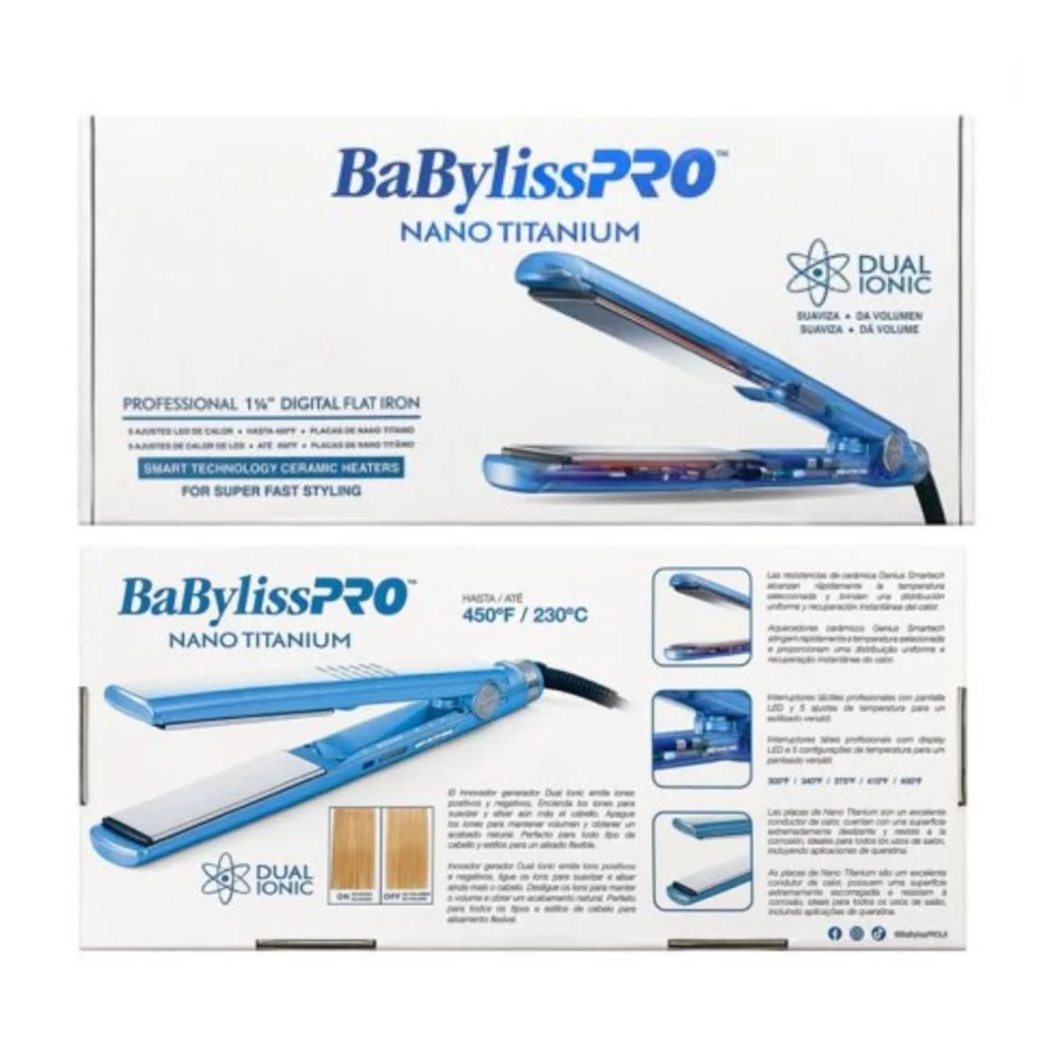 PLANCHA ALISADORA BABYLISS PRO DUAL IONIC 32MM - 4