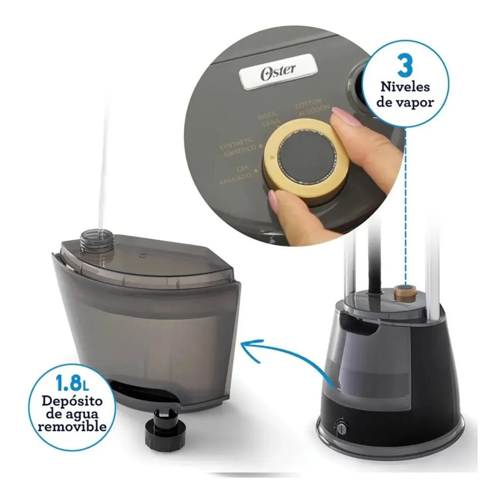 VAPORIZADOR DE PRENDAS OSTER - GCSTGS7050-053 - 1.8 L - 5