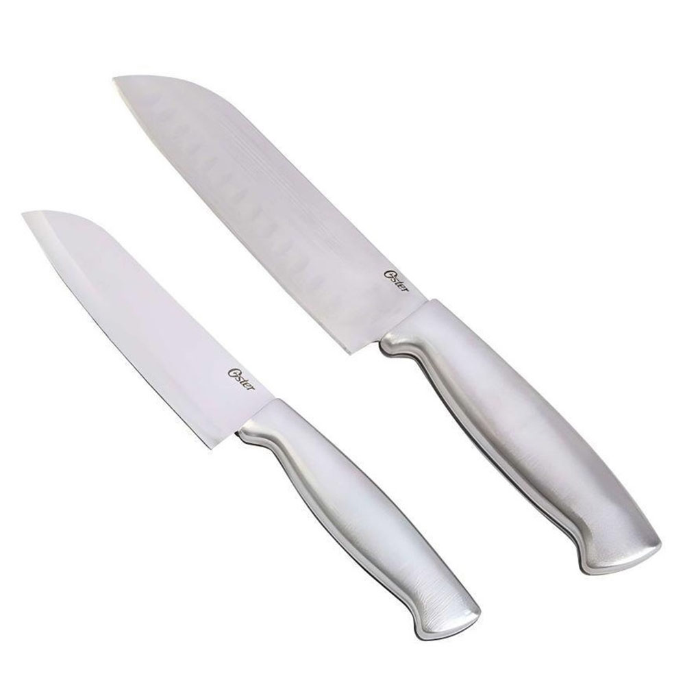 CUCHILLOS OSTER 2PZS SANTOKU ACERO INOXIDABLE 91602-02 - 1