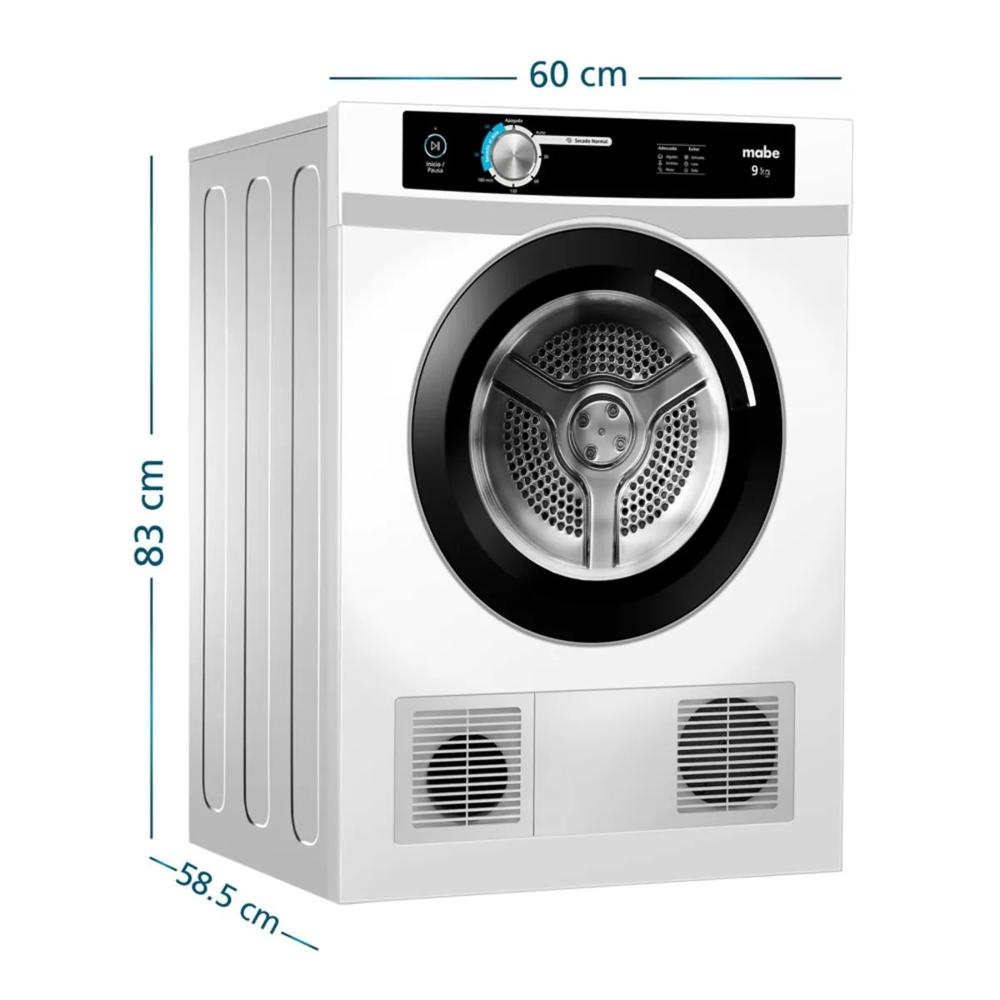 SECADORA ELÉCTRICA CARGA FRONTAL 9KG BLANCA MABE SEM090VBBB0Z - 2