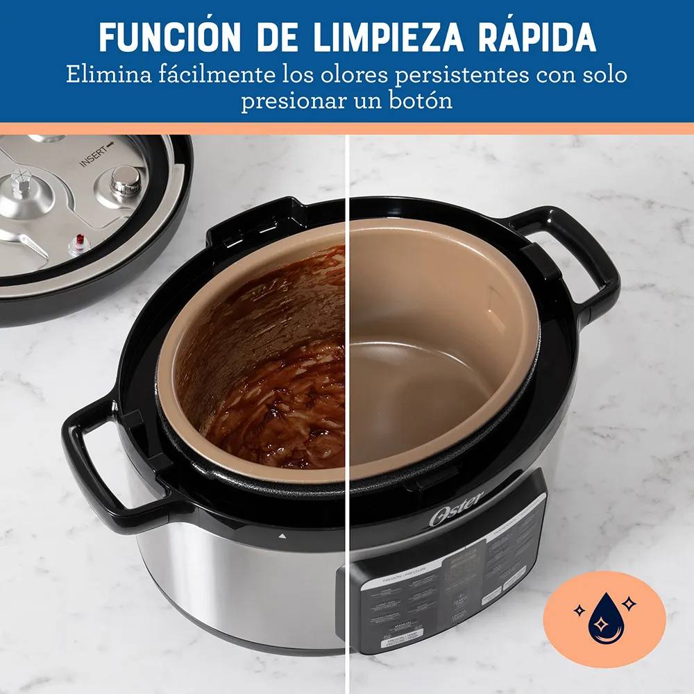 MULTI OLLA RÁPIDA OSTER OVALADA DE 5.7L CKSTPCECOV57 - 4