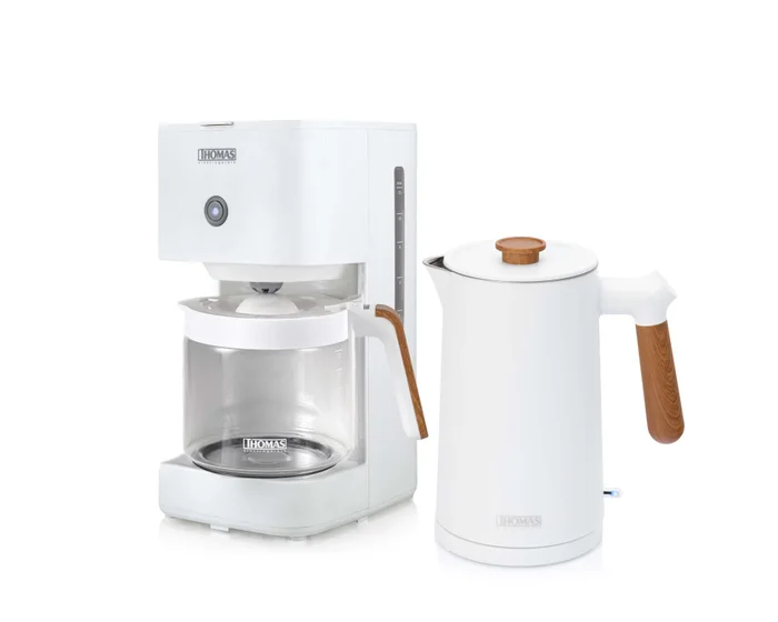 CAFETERA THOMAS 1.5L TH-134B + HERVIDOR THOMAS 1.7L TH-6250B- COMBO - 1