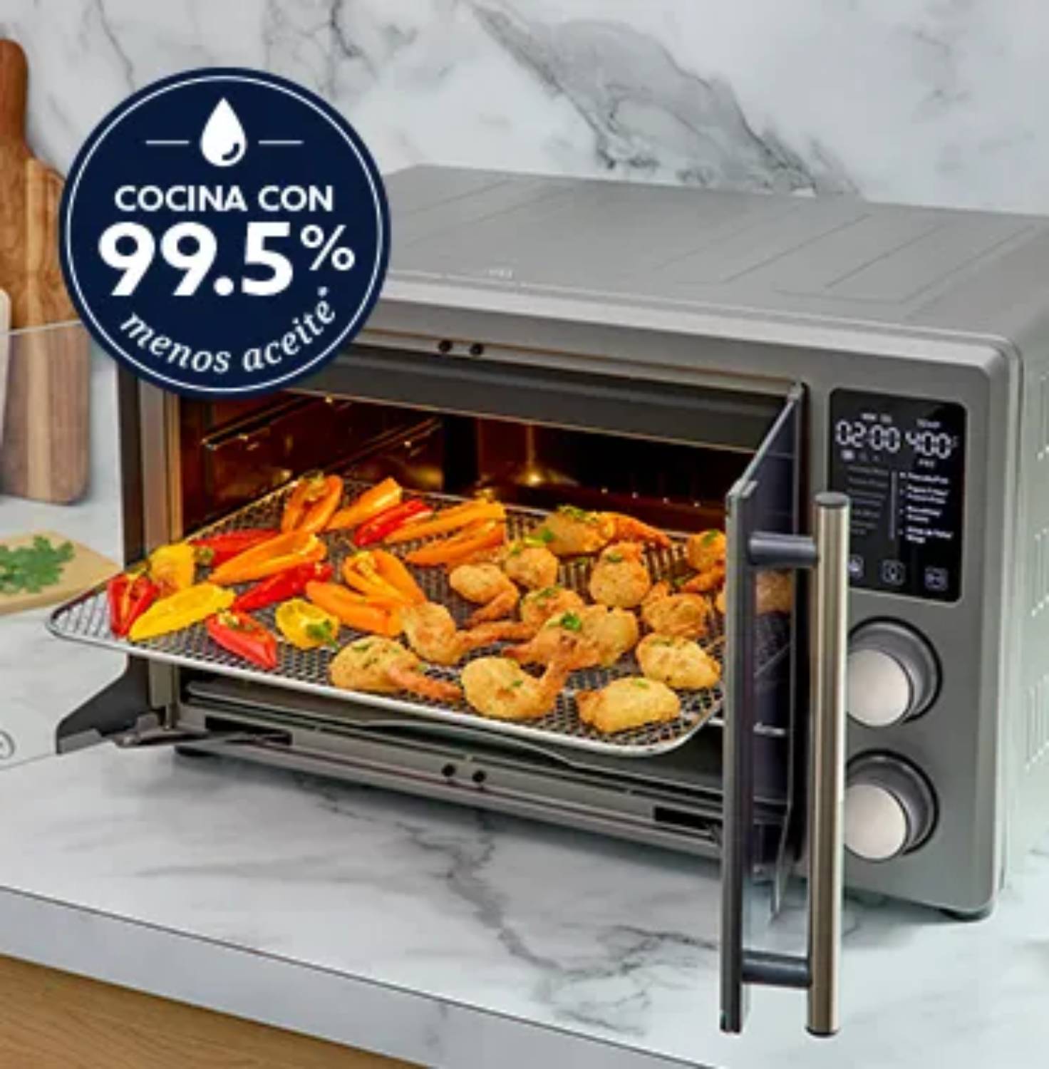 HORNO CON FREIDORA DE AIRE OSTER - TSSTTV42FDDAFNS 42L - 4
