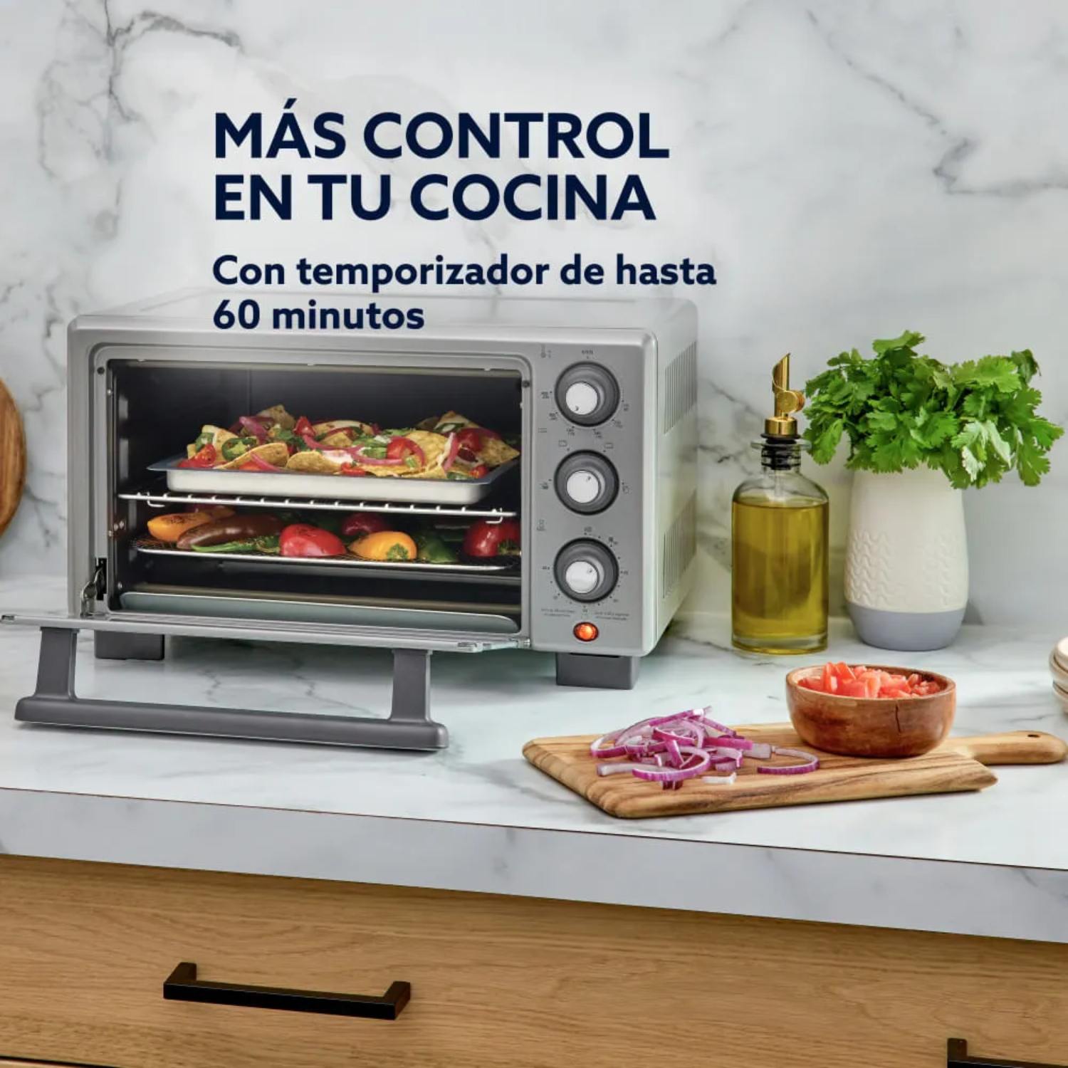 HORNO ELÉCTRICO OSTER 17L CON FREIDORA AIRE Y DIAMONDFORCE - 3