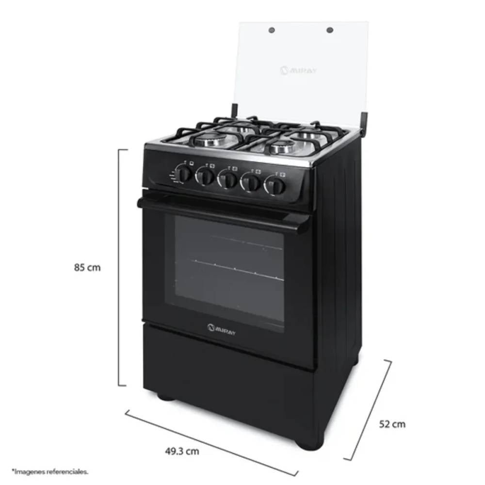 COCINA A GAS MIRAY ANIS PLUS GLP 4 HORNILLAS - 2
