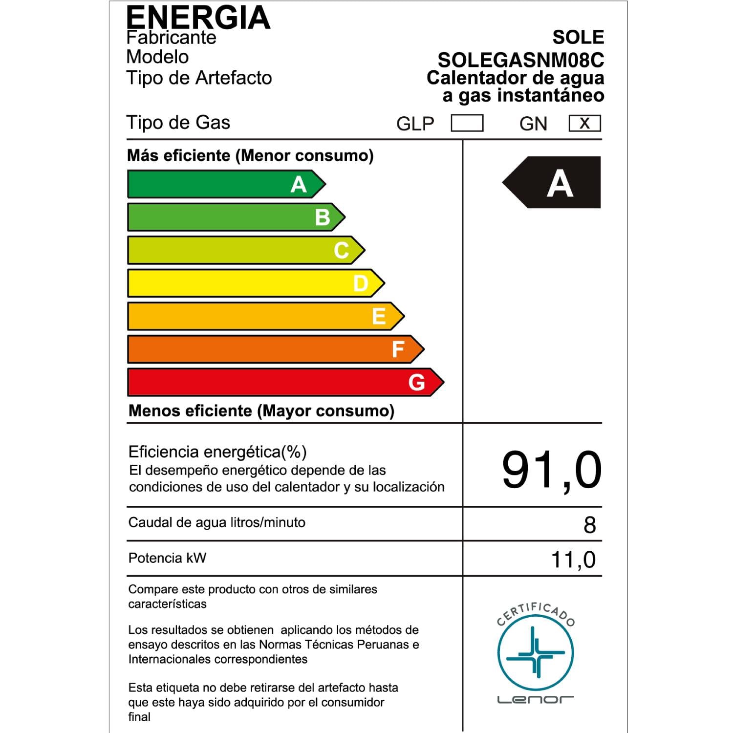 TERMA A GAS GN SOLE MULTIPUNTO 8 LT - 4