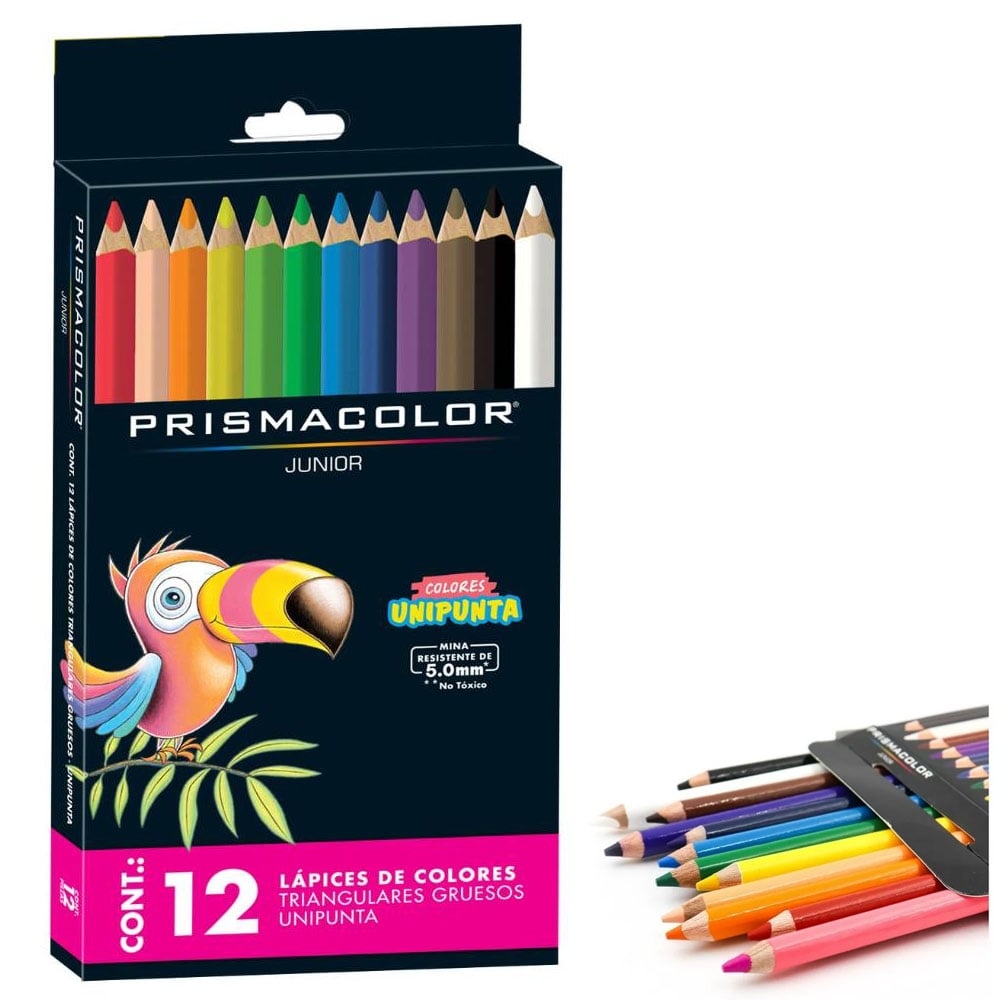 COLORES JUMBO PRISMACOLOR JUNIOR X12 2153013 - 1