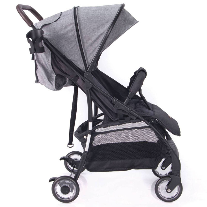 COCHE DE PASEO EBABY RESPALDAR RECLINABLE BOOZ GRIS - 2