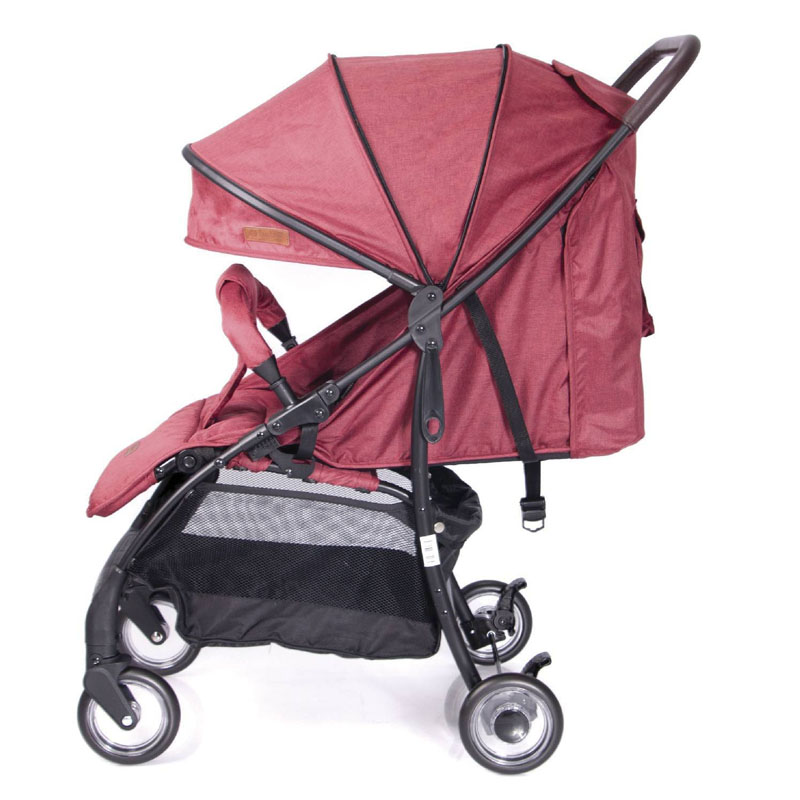 COCHE DE PASEO EBABY RESPALDAR RECLINABLE BOOZ ROJO - 2