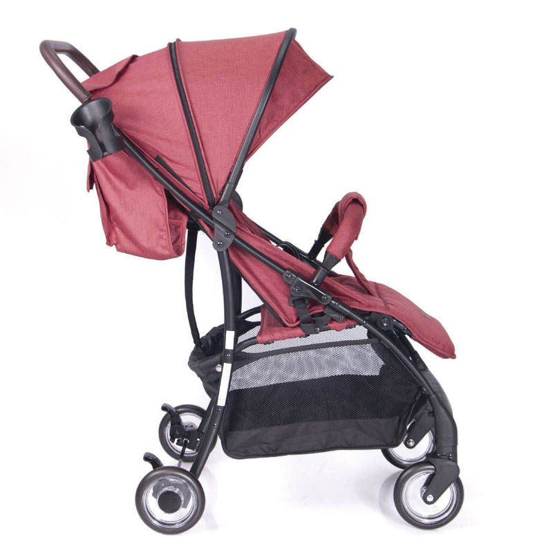 COCHE DE PASEO EBABY RESPALDAR RECLINABLE BOOZ ROJO - 4
