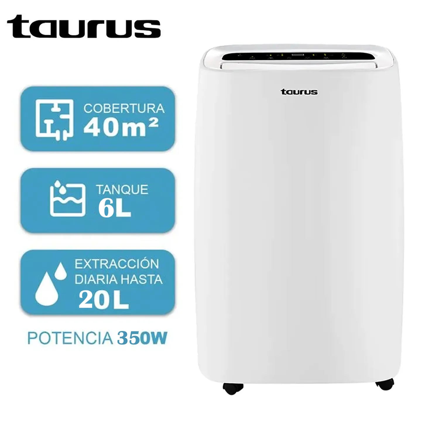 DESHUMEDECEDOR TAURUS DH202 MAX 20 L 350W - 1