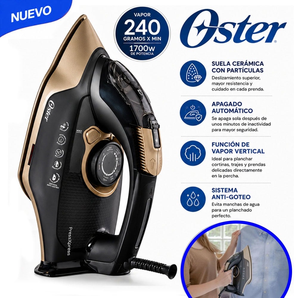 PLANCHA DE VAPOR PRESSXPRESS GCSTPX9000B - 1