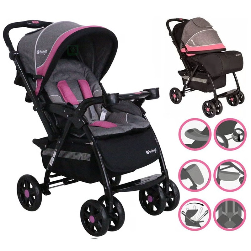 COCHE CUNA YODIE 1142-1 PINK - 1