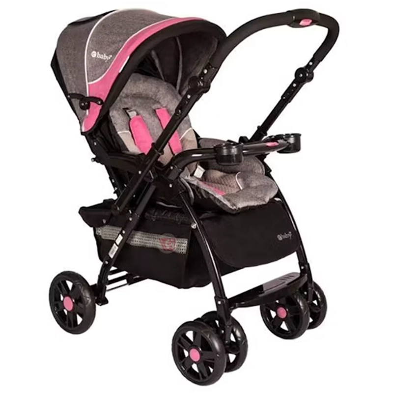 COCHE CUNA YODIE 1142-1 PINK - 2