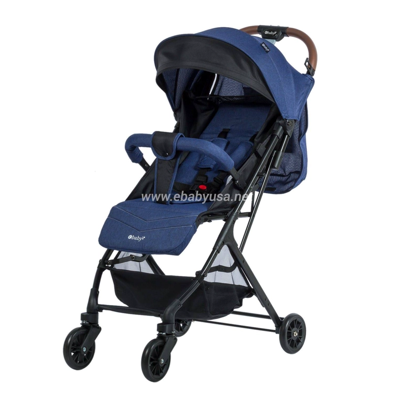 COCHE MALETA EBABY RESPALDAR RECLINABLE KALAN AZUL - 2