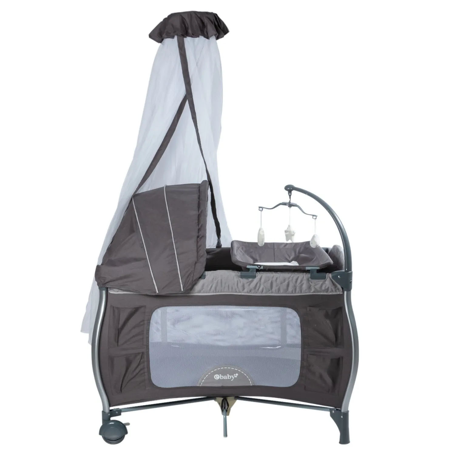 CUNA CORRAL ALUMINIO NAPY 779C-1 TUL REINA - GRIS - 2