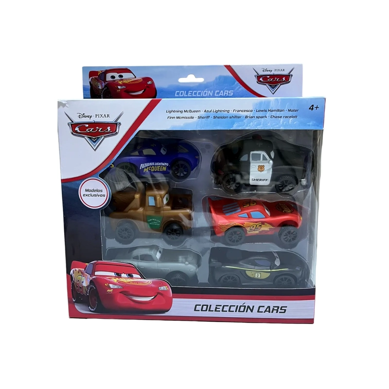 SET DE COCHES VEHÍCULOS A FRICCIÓN CARS 6 PCS - 2