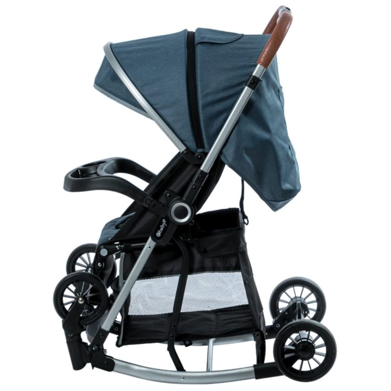 COCHE MECEDORA DE LUJO BOUNCY BLUE - 2