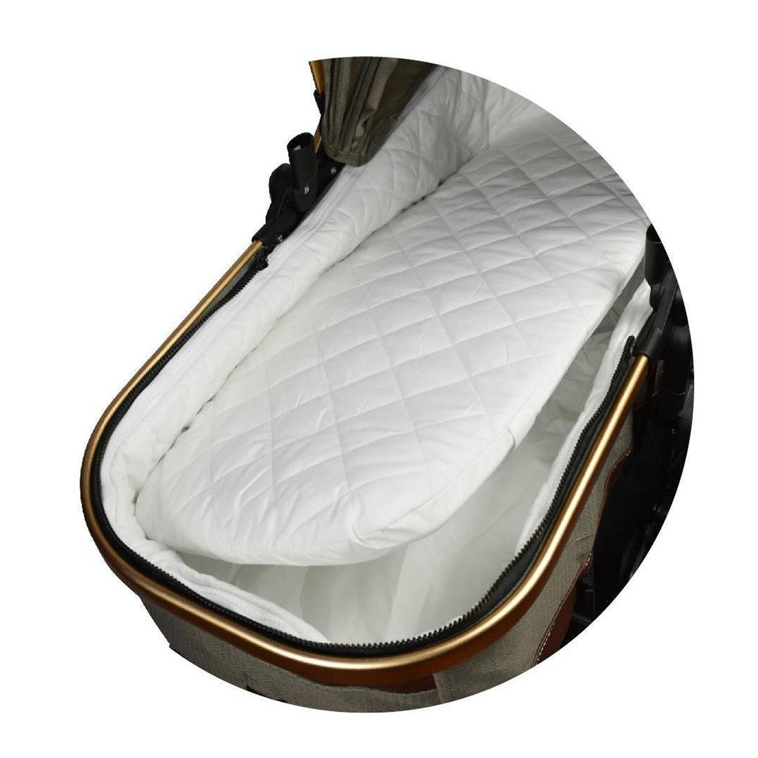 COCHE CUNA MOISES DE LUJO «NEO» BEIGE - 3