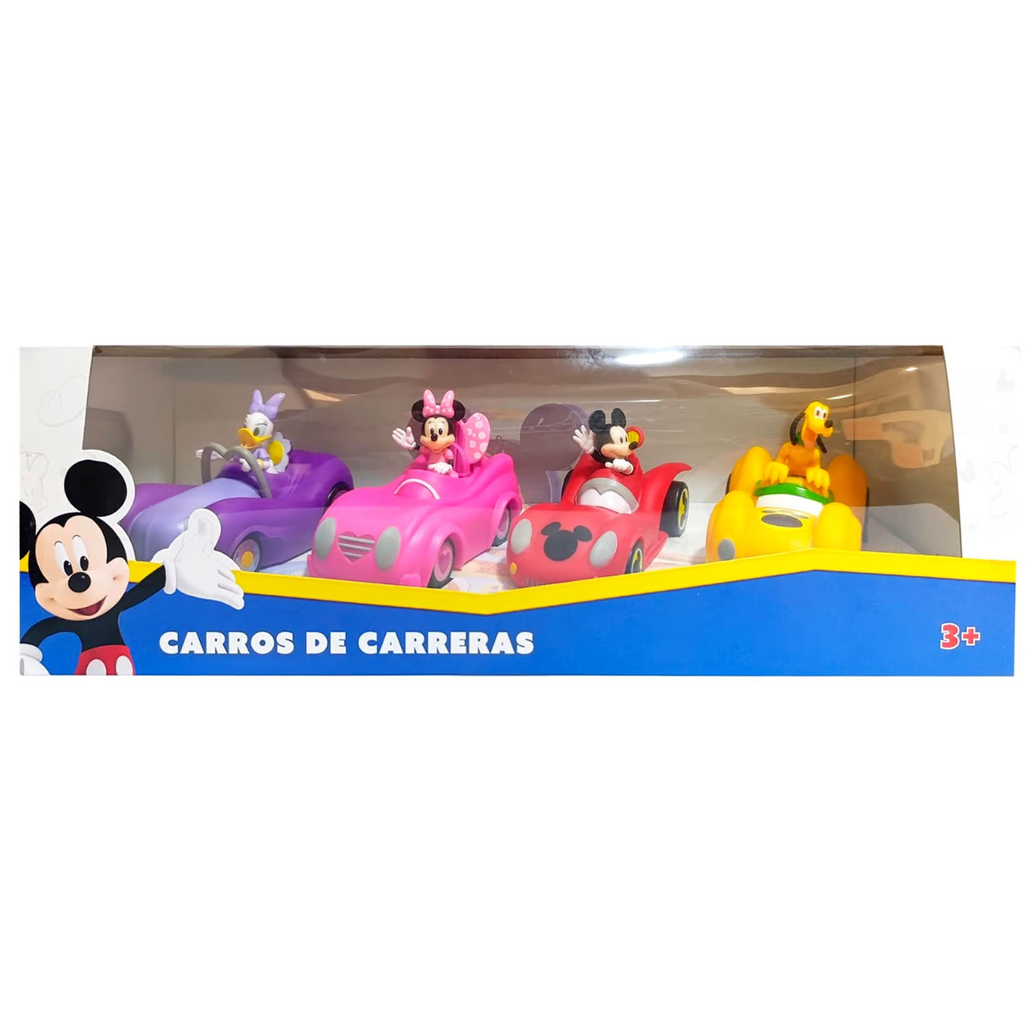 JUGUETE SET DE VEHÍCULOS MICKEY MOUSE Y SUS AMIGOS 4PCS DAISY - 2