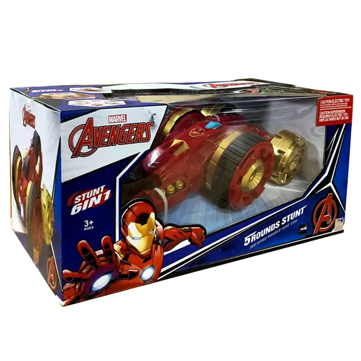 JUGUETE CARRO TELEDIRIGIDO DE MARVEL IRON MAN ACROBÁTICO CON CONTROL - 4