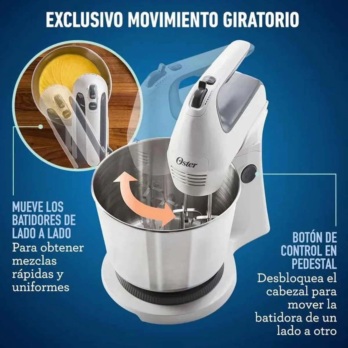 BATIDORA DE MANO PEDESTAL FPSTHS3612 250W - 3
