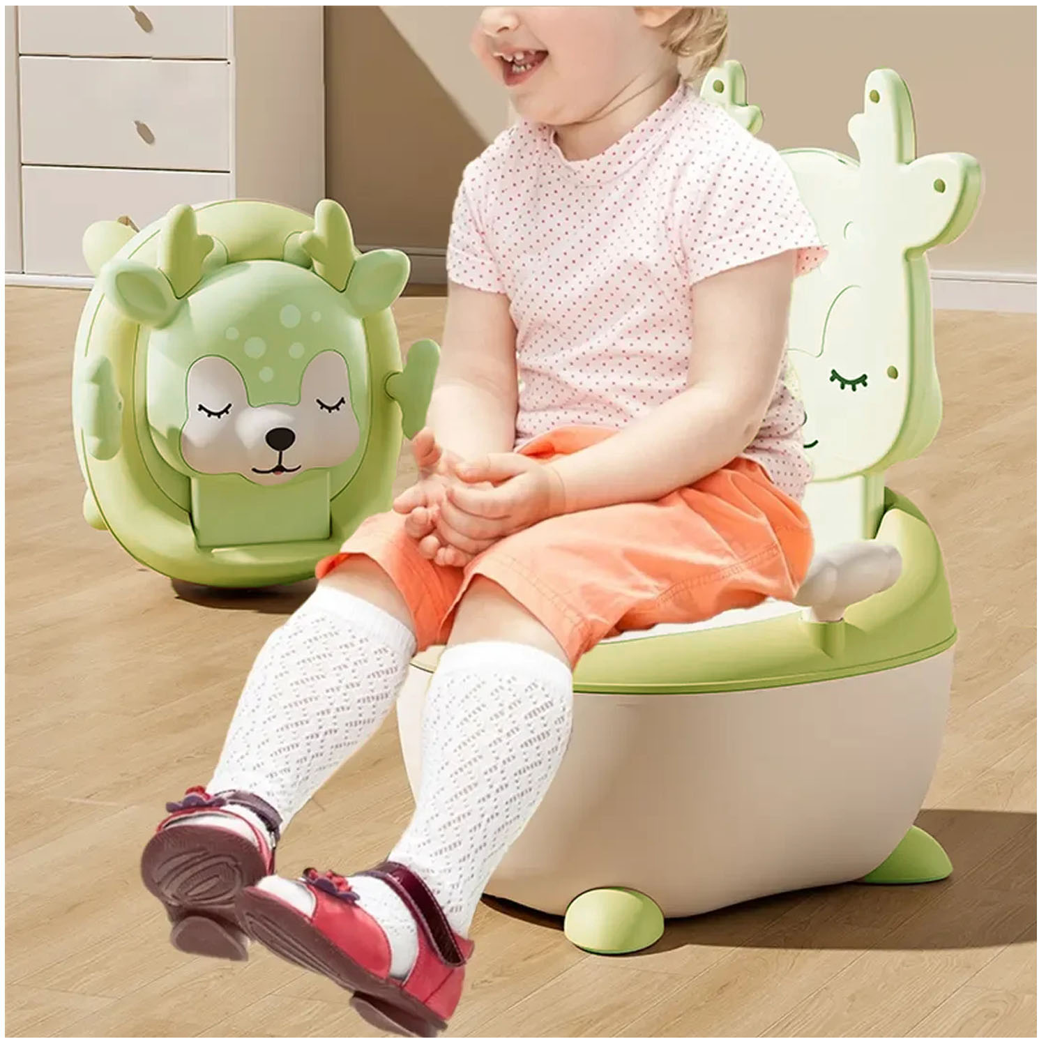 BACIN PARA BEBÉ «BAMBI» DE LUJO VERDE - 4