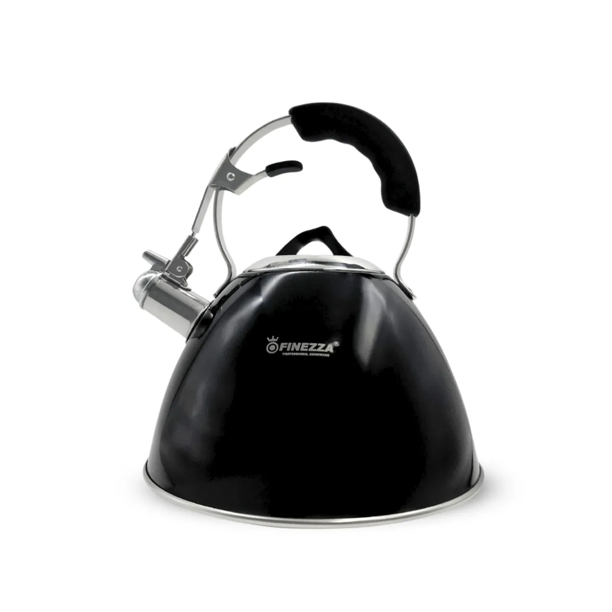 TETERA DE 3 LITROS FINEZZA DE ACERO INOXIDABLE COLOR NEGRO FF-T0070-IN - 1