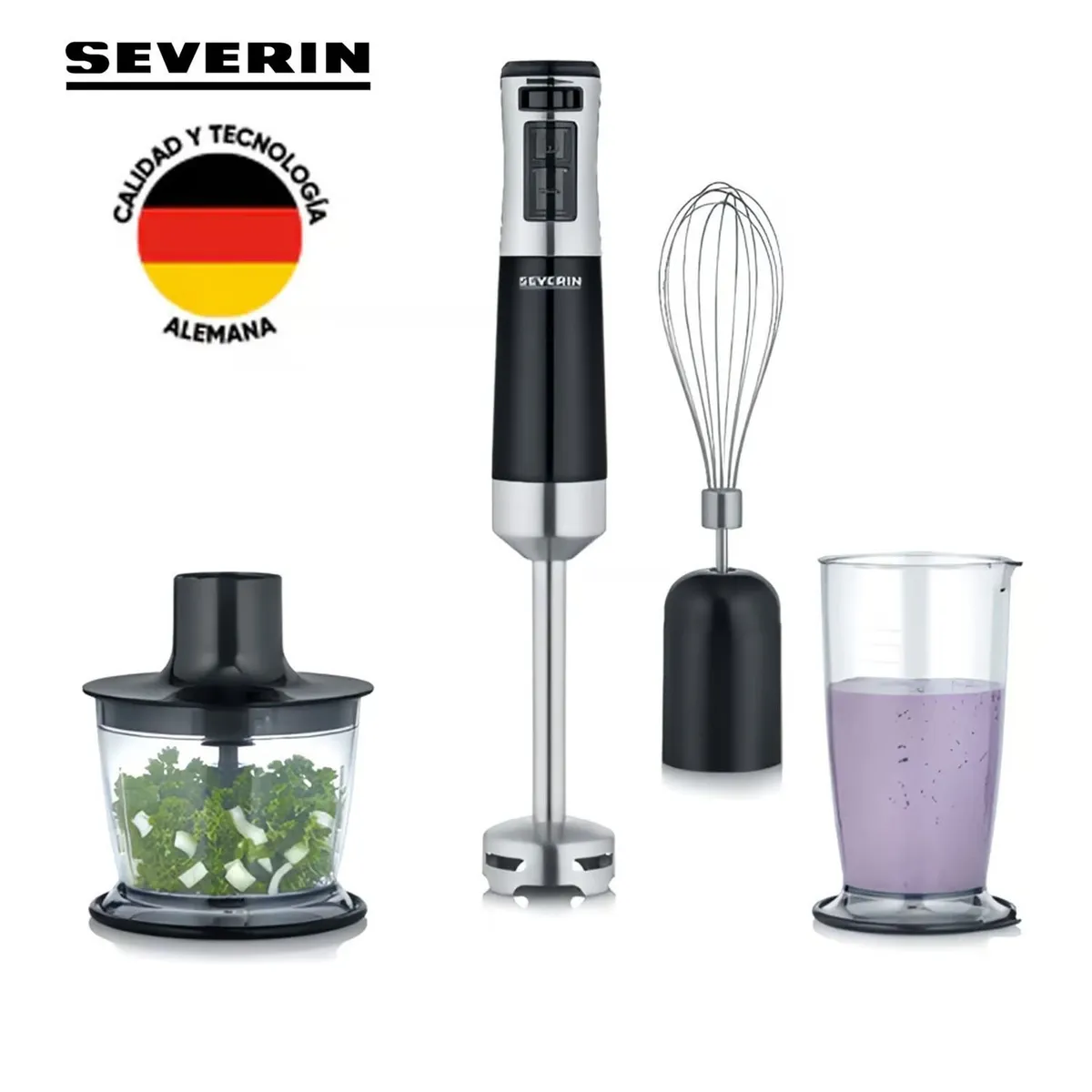 BATIDORA DE INMERSIÓN SEVERIN SM 3772 600 WATTS - 1