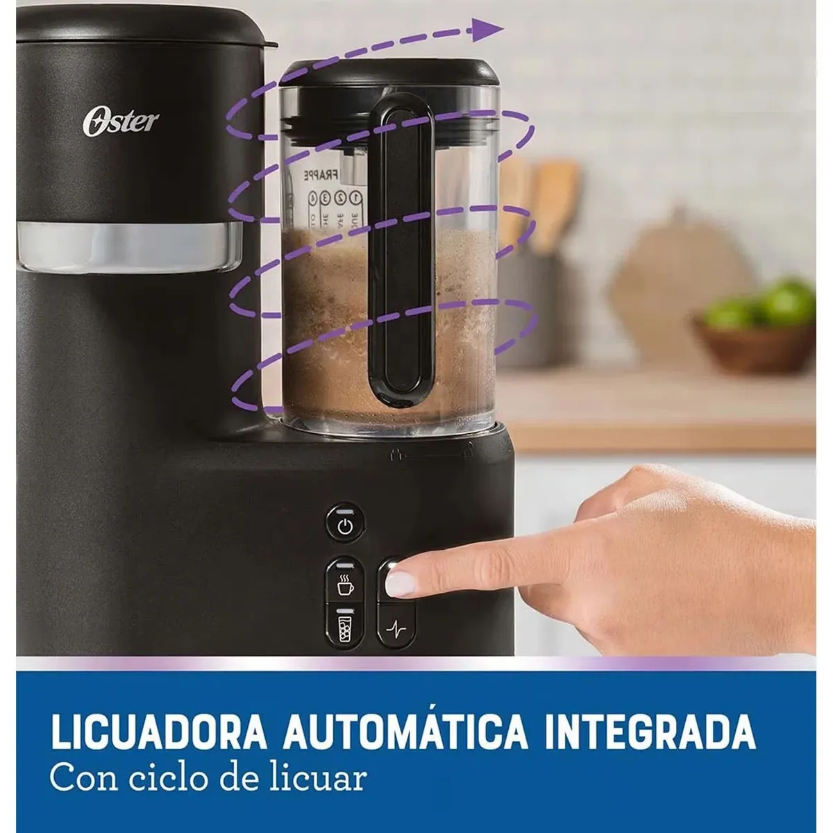 CAFETERA FRAPPÉ OSTER CON LICUADORA BVSTDC03B - 4