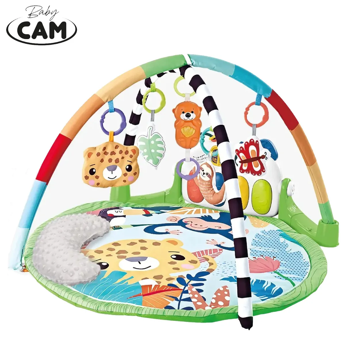 GIMNASIO PIANO MUSICAL BABY CAM 7 EN 1 MULTICOLOR - 2