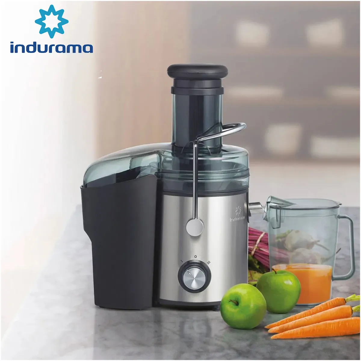 EXTRACTOR DE JUGO 1.1 LITROS INDURAMA EI-CR ACERO - 7