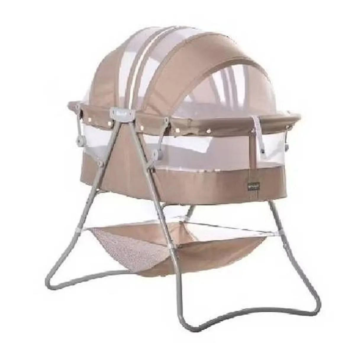 CUNA PORTÁTIL PLEGABLE PARA BEBÉ »DOLLY» BEIGE - 3