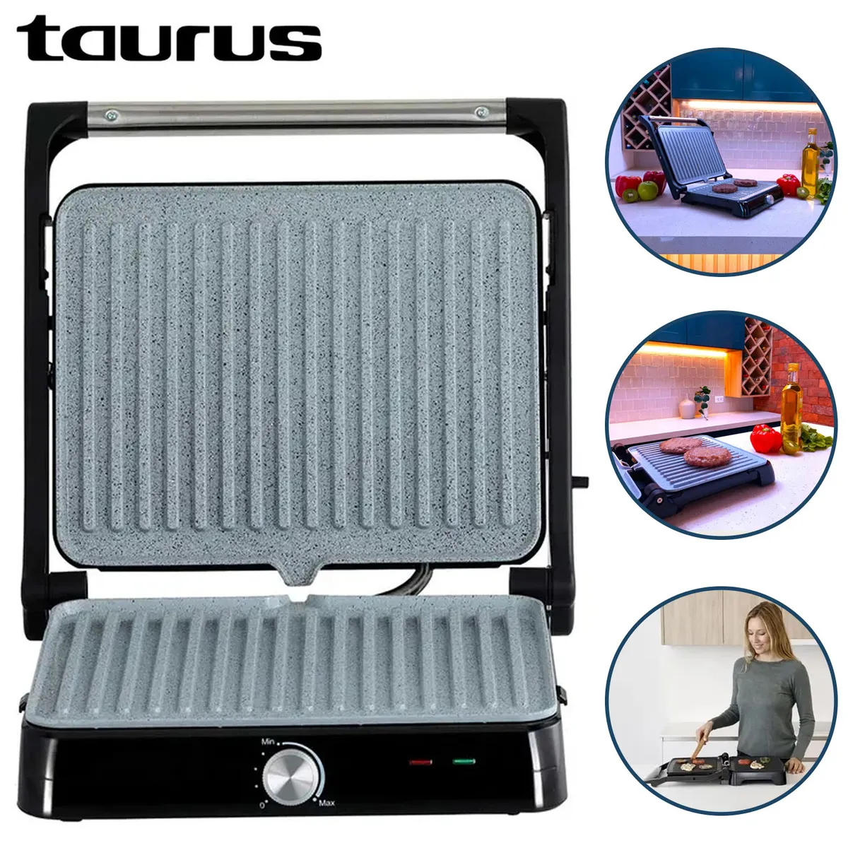 GRILL TAURUS MOD ASTERIA II 2000W - 1
