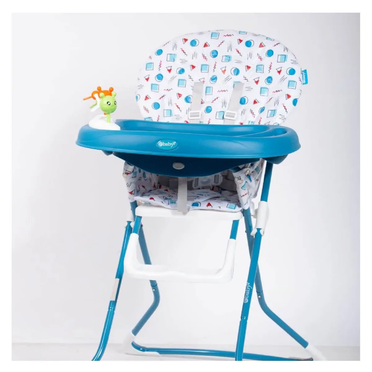 SILLA DE COMER BADALA 2 EN 1 PLEGABLE AZUL - 2