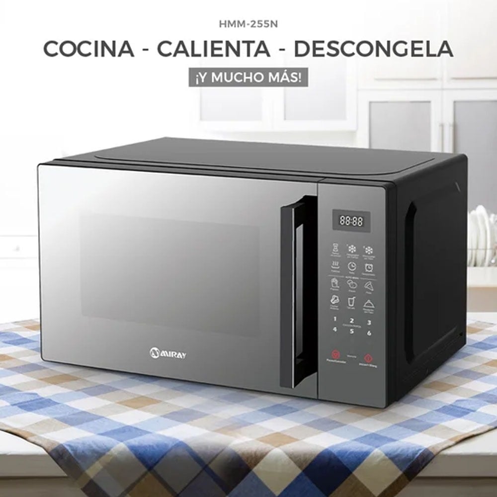HORNO MICROONDAS MIRAY HMM-255N 25 L - 4