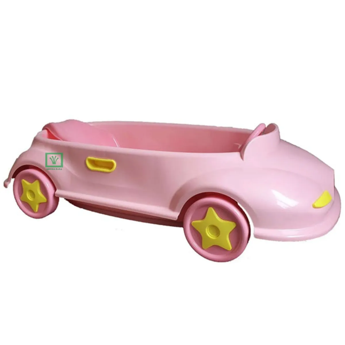 BAÑERA TINA DE BAÑO CARRITO ROSADO - 3