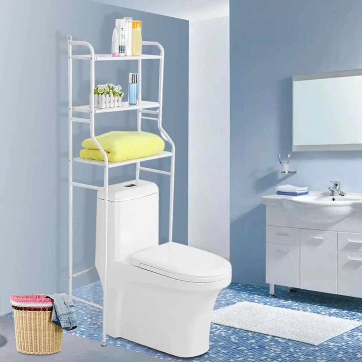 ESTANTE ORGANIZADOR PARA BAÑO 3 NIVELES TW-101. - 1