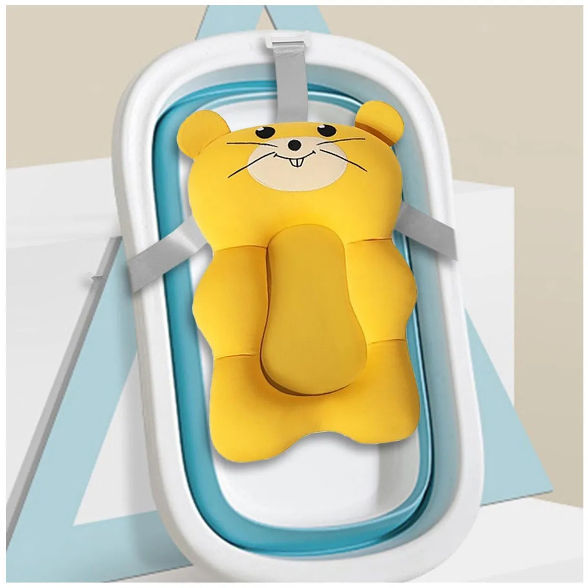 ALMOHADILLA COJÍN PARA TINA DE BAÑO AMARILLO - 2