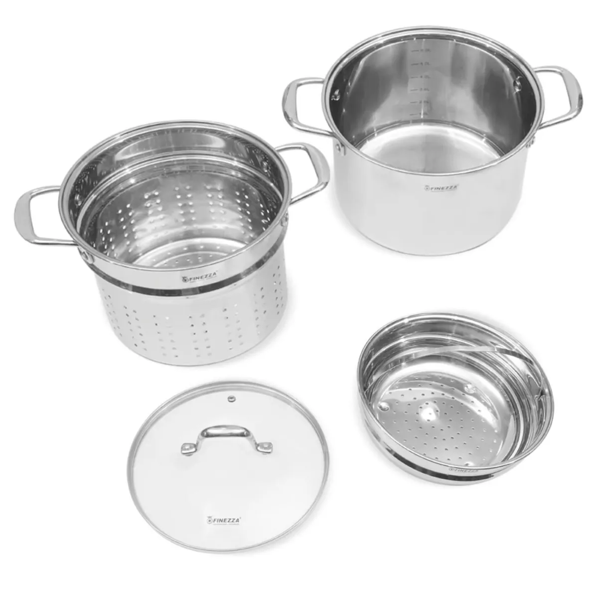 ESPAGUETERA FINEZZA FZ-0062SP ACERO INOXIDABLE 6 LITROS - 2