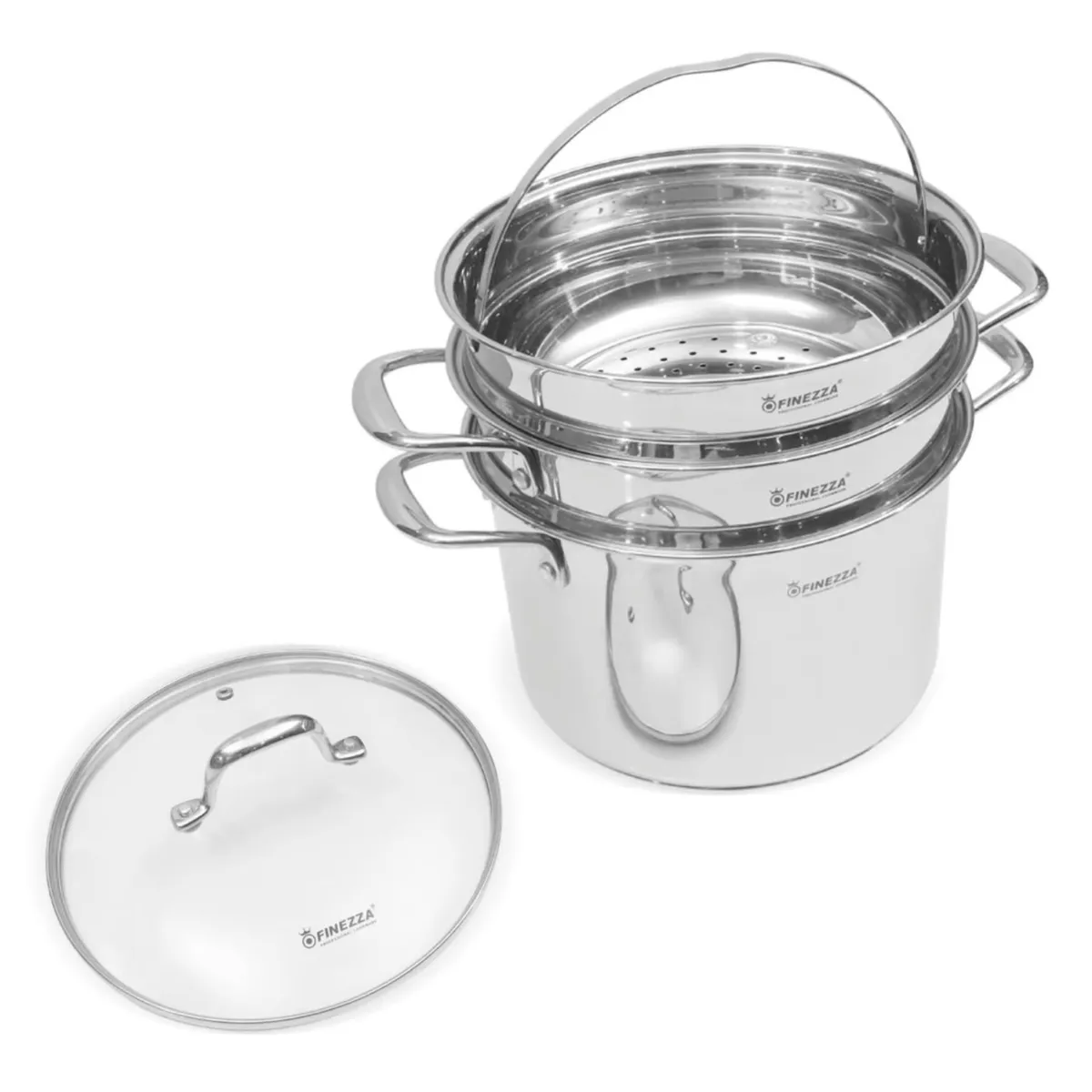 ESPAGUETERA FINEZZA FZ-0062SP ACERO INOXIDABLE 6 LITROS - 3