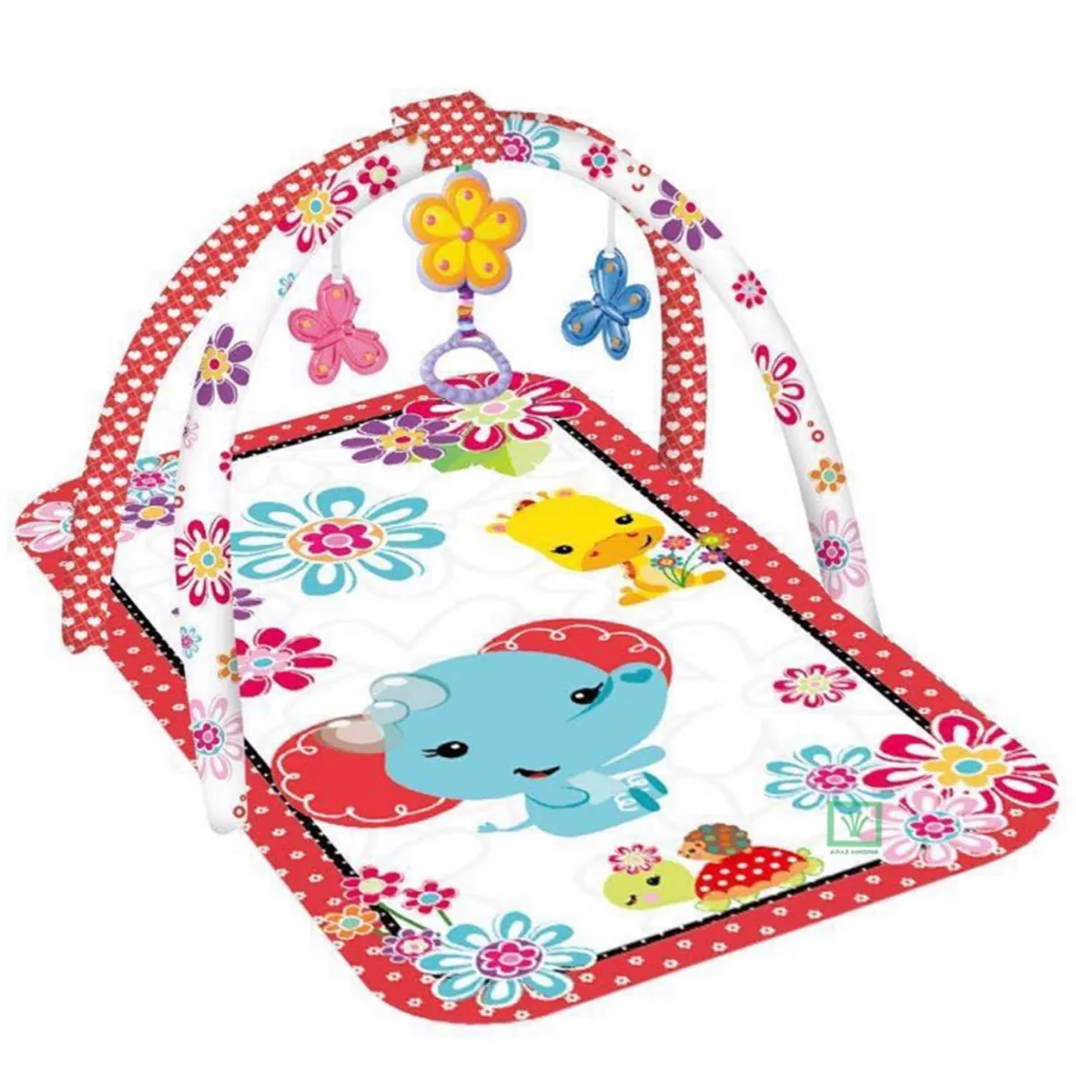 GIMNASIO IDEAL PARA BEBÉ CON JUGUETES ELEPHANT RED - 3