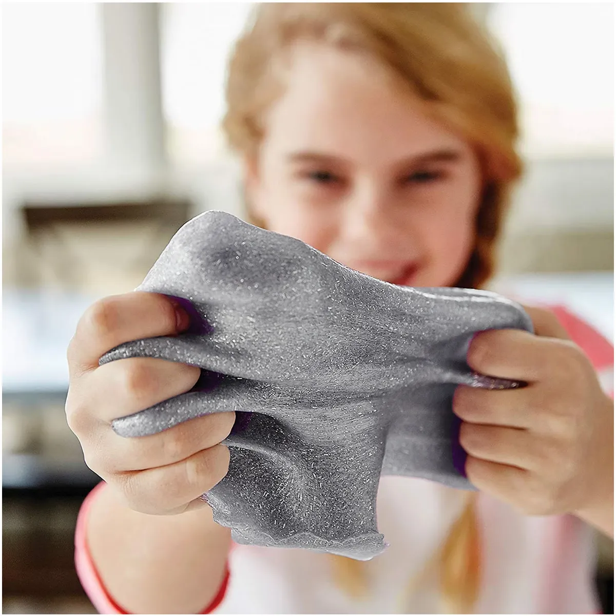 PACK HAZ SLIME GLITTER GLOW GRIS - 4